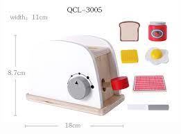 Machine Toy Wooden Bread Machine Toy