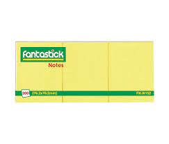 Inch Sticky Note Yellow Pack of 12