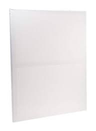 Funbo Stretched Canvas Pad  White