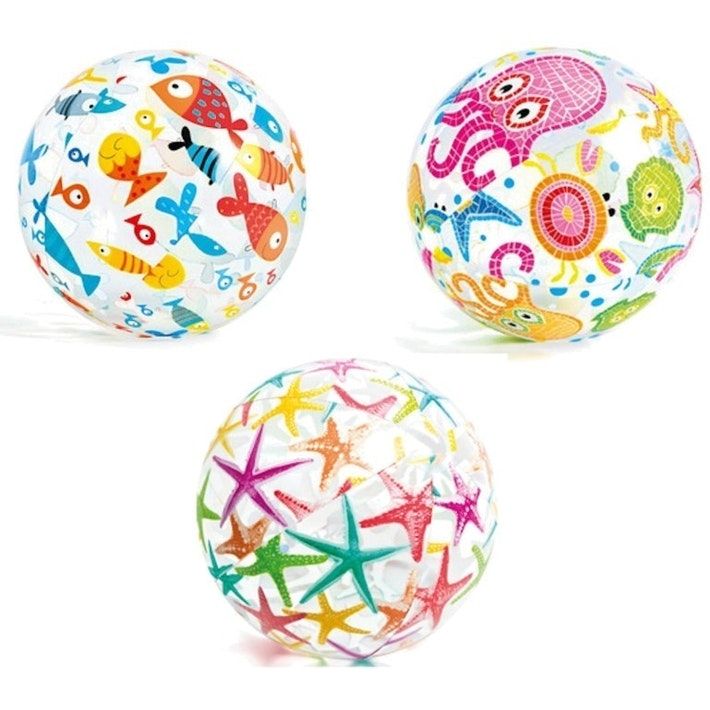 Intex Lively Print Beach Ball 51cm Assorted