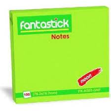 FantasticK Sticky Notes Green Flourscent