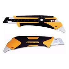 Olfa Fiberglass Rubber Grip Ratchet Lock Utility Knife