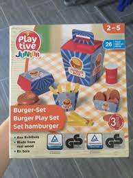 Playtive Junior Wooden Food Set