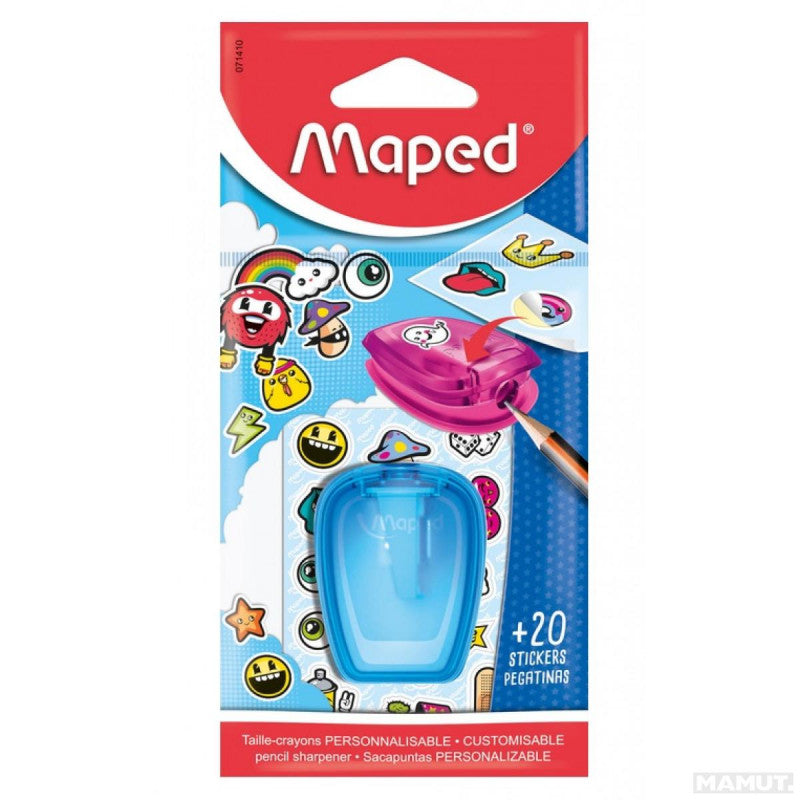 Maped Stick Art Sharpner 1H With Sticker Pack 1