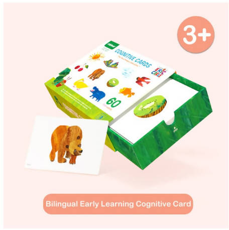 Mideer Children's Cognitive Cards Bilingual Early Learning Literacy Pinyin English Word Cards Mind Game Gifts For Children