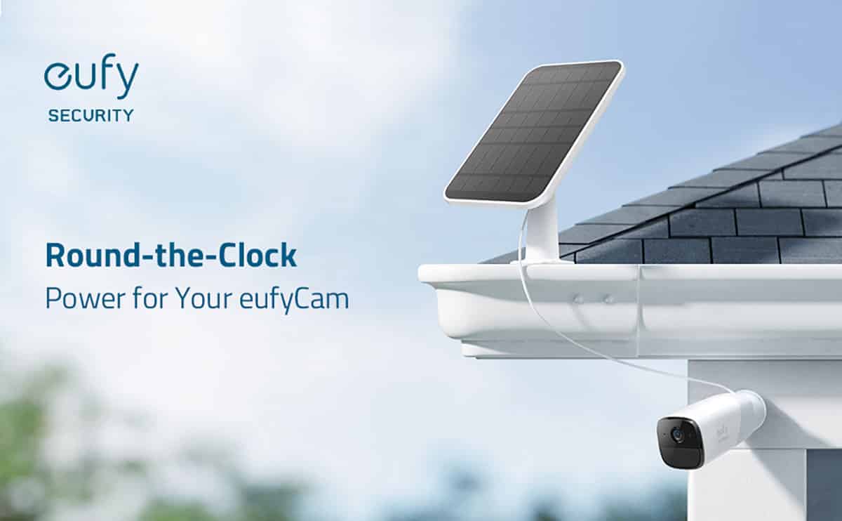 Anker EufyCam Solar Panel Charger  Black