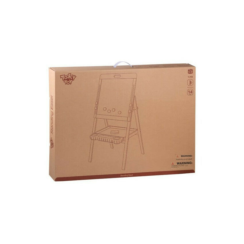 Tooky Toy Double Sided Wooden Easel