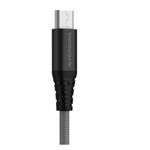 Riversong Alpha S Micro USB Cable 1m  Black