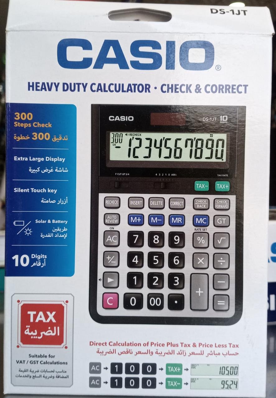 Casio Desktop Type 10 Digits Tax Calculator