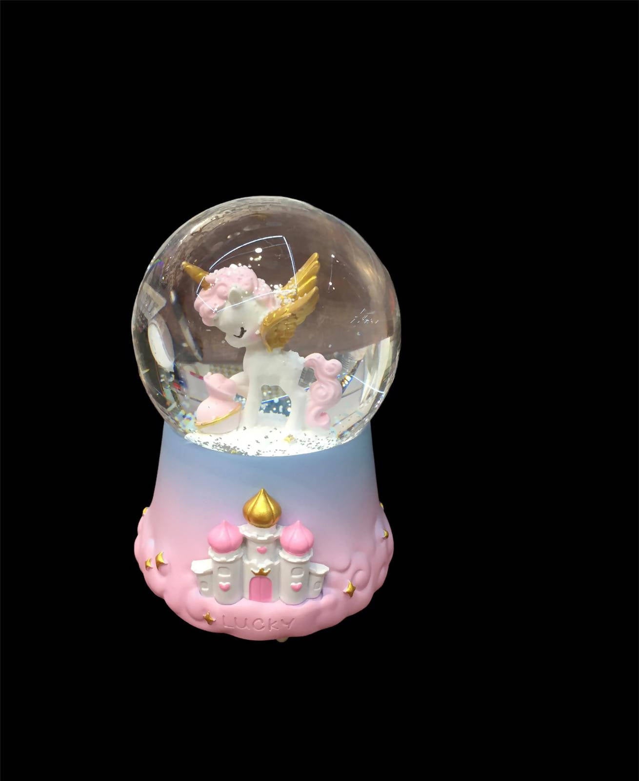 Creative Music Box Crystal Ball With Snow Music Decoration