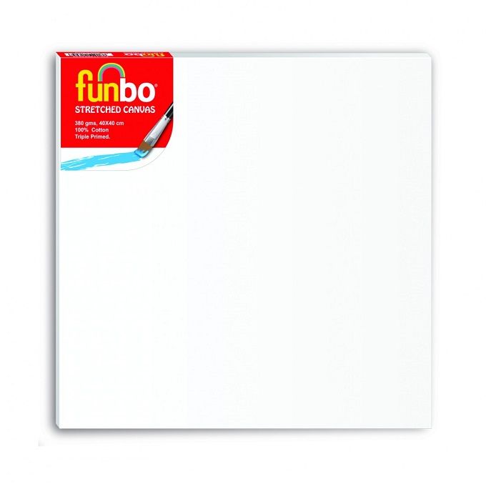 Funbo Stretched Canvas 380 gms 40X40 cm FO-114004040