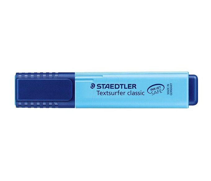 Staedtler Textsurfer Classic Highlighter Pen Blue Box of 10 Pieces ST-364-03