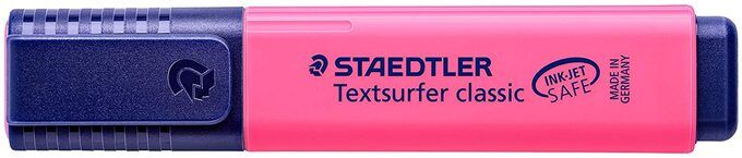 Staedtler Textsurfer Classic Highlighter Pen Pink Box of 10 Pieces ST-364-23