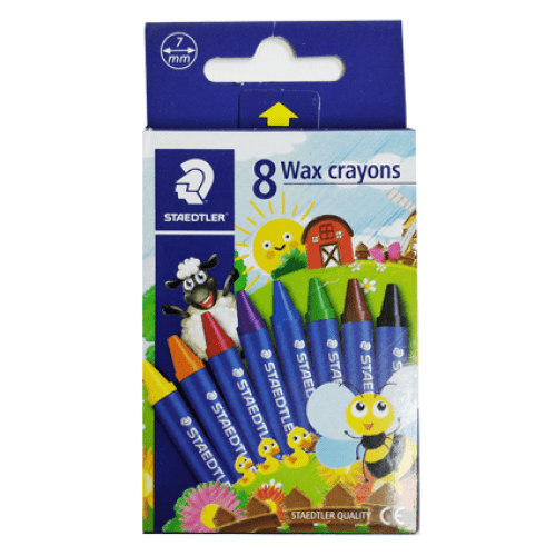 Staedtler Wax Crayon Set of 8 Colors