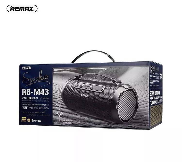 Remax tide brand RB-M43 rolling stone portable outdoor Bluetooth speaker