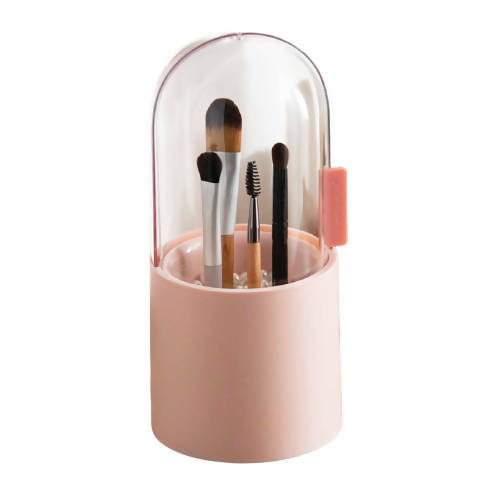 Inscraft Capsule Makeup Brush Holder With Pearls Pink