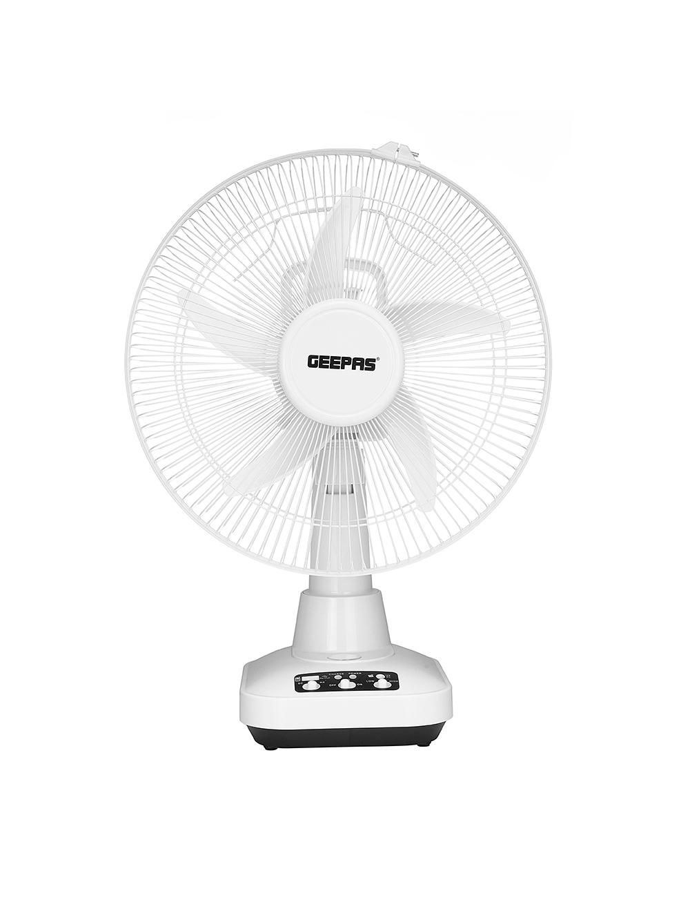 Geepas 12 Inch Rechargeable Oscillating Fan | in Bahrain | Halabh.com