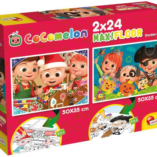 Cocomelon Double Sided Floor Puzzle