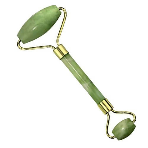 Hononol Facial Massage Natural Crystal Quartz Roller Double Head Jade Stone Face Lifting Anti Wrinkle Slimming HealthCare Tool