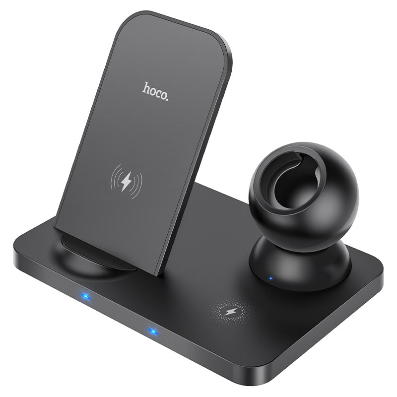 Hoco 3 In 1 Wireless Fast Charger Dock