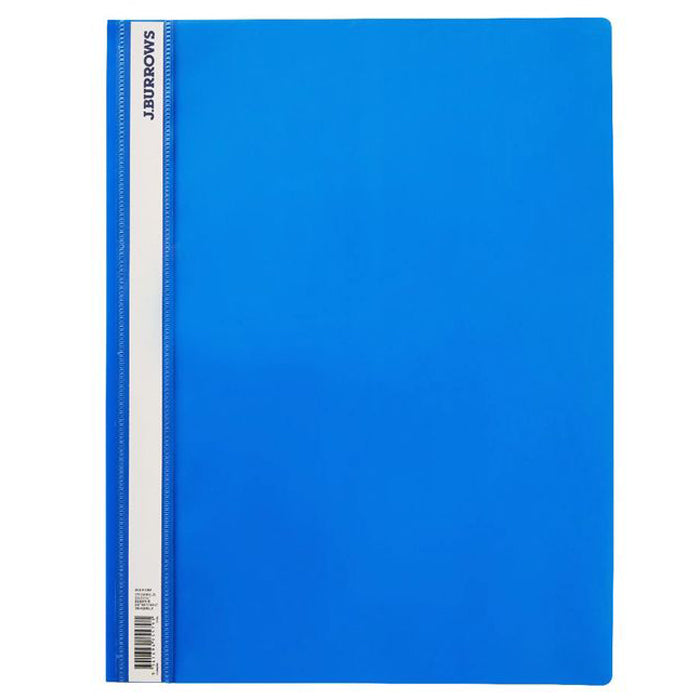 Atlas  12pcs Flat File PP A4 Thick with Pocket  Blue