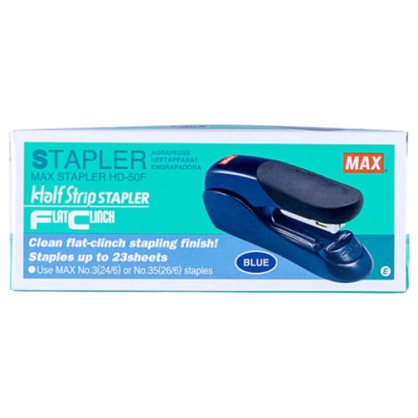 Max HD 50DF Twin Lever Stapler Blue