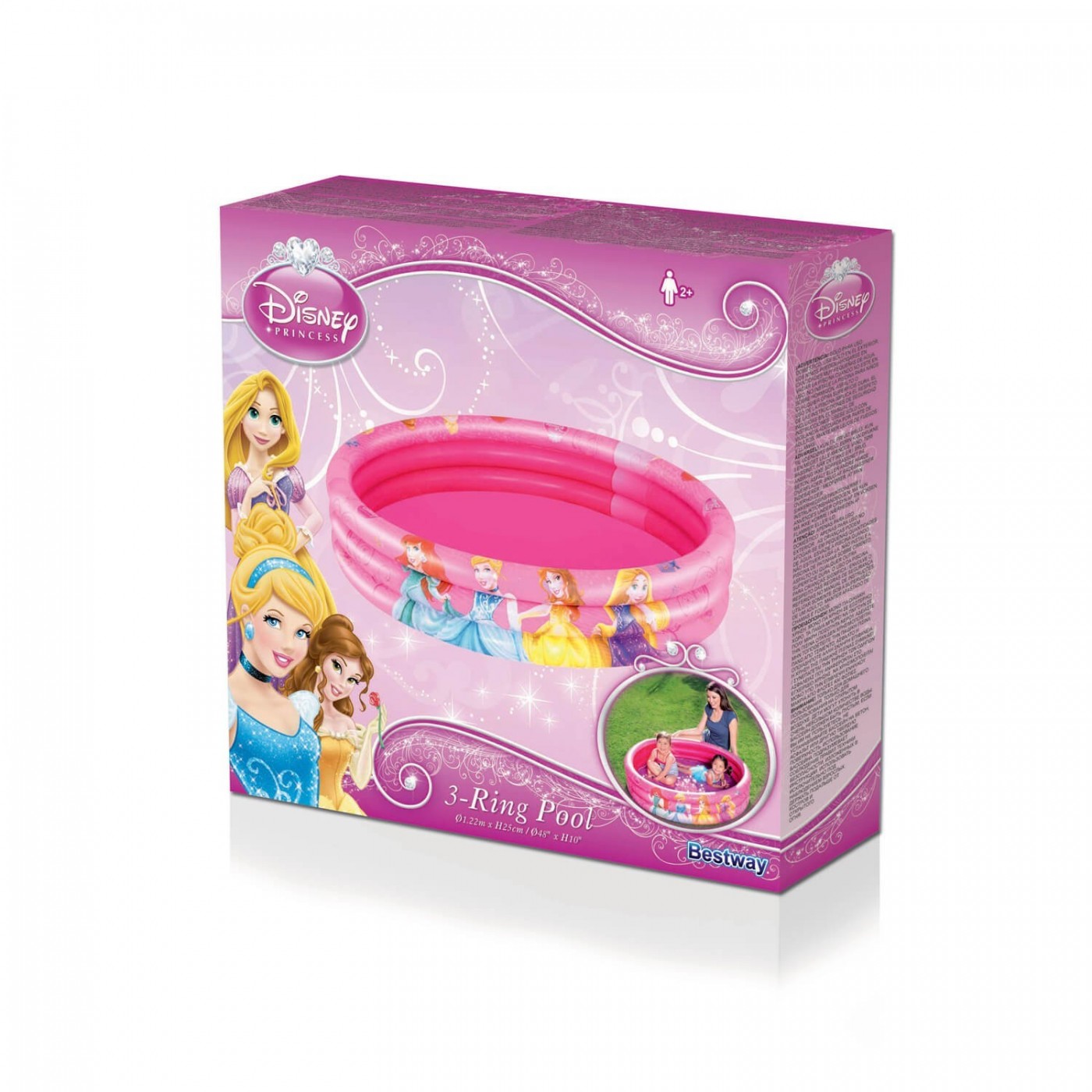 Bestway Disney Princess 3 Ring Pool