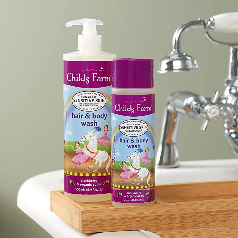 Childs Farm Hair And Body Wash Blackberry & Organic Apple 250ML