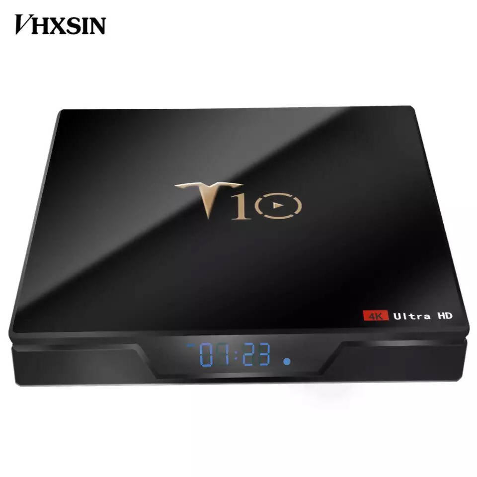 VHXSIN 5PCS/LOT T10 TV Box Android 8.1 2GB DDR3 16GB Amlogic S905W Quad Core Media Player