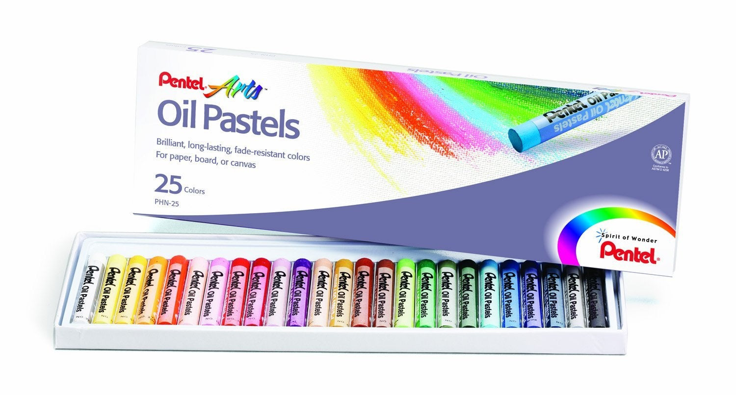 25 Piece Arts Oil Pastels Set Multicolour