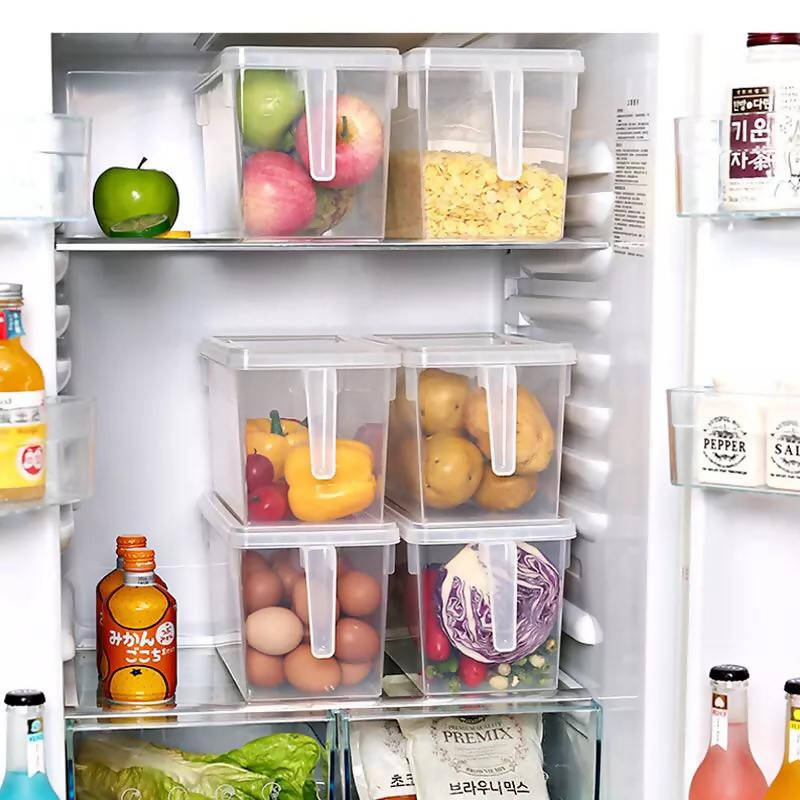 Kitchen Transparent PP Storage Box Grains Beans Storage Contain Sealed Home Organizer Food Container Refrigerator Storage Boxes