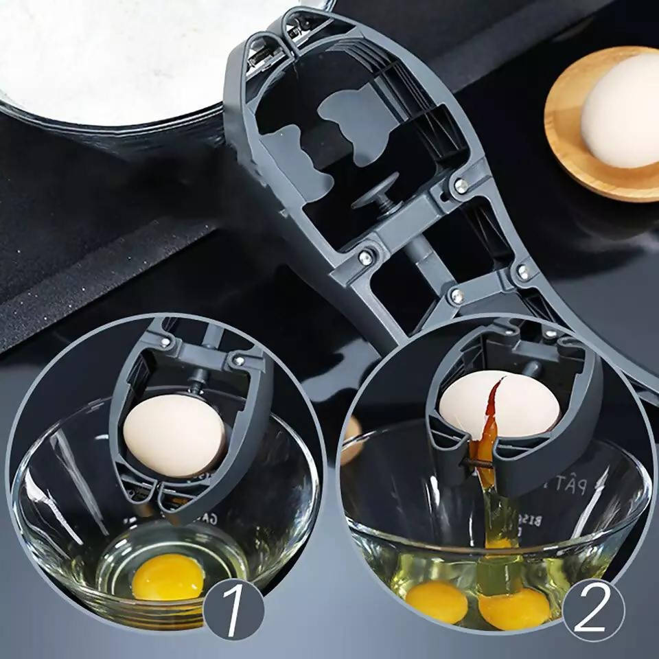 Egg Cracker Stainless Steel Egg Opener Egg Cracking Tool Easy Eggshell Cutter Eggshell Cutter Egg Separator Kitchen Tools