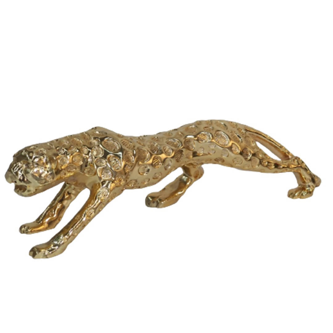 Gold Leopard Resin Home Decoration Living Room Decoration High-end Gift