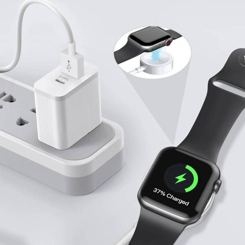 Yesido Cable Magnetic Charging For Apple Watch White In Bahrain | Watches | Halabh