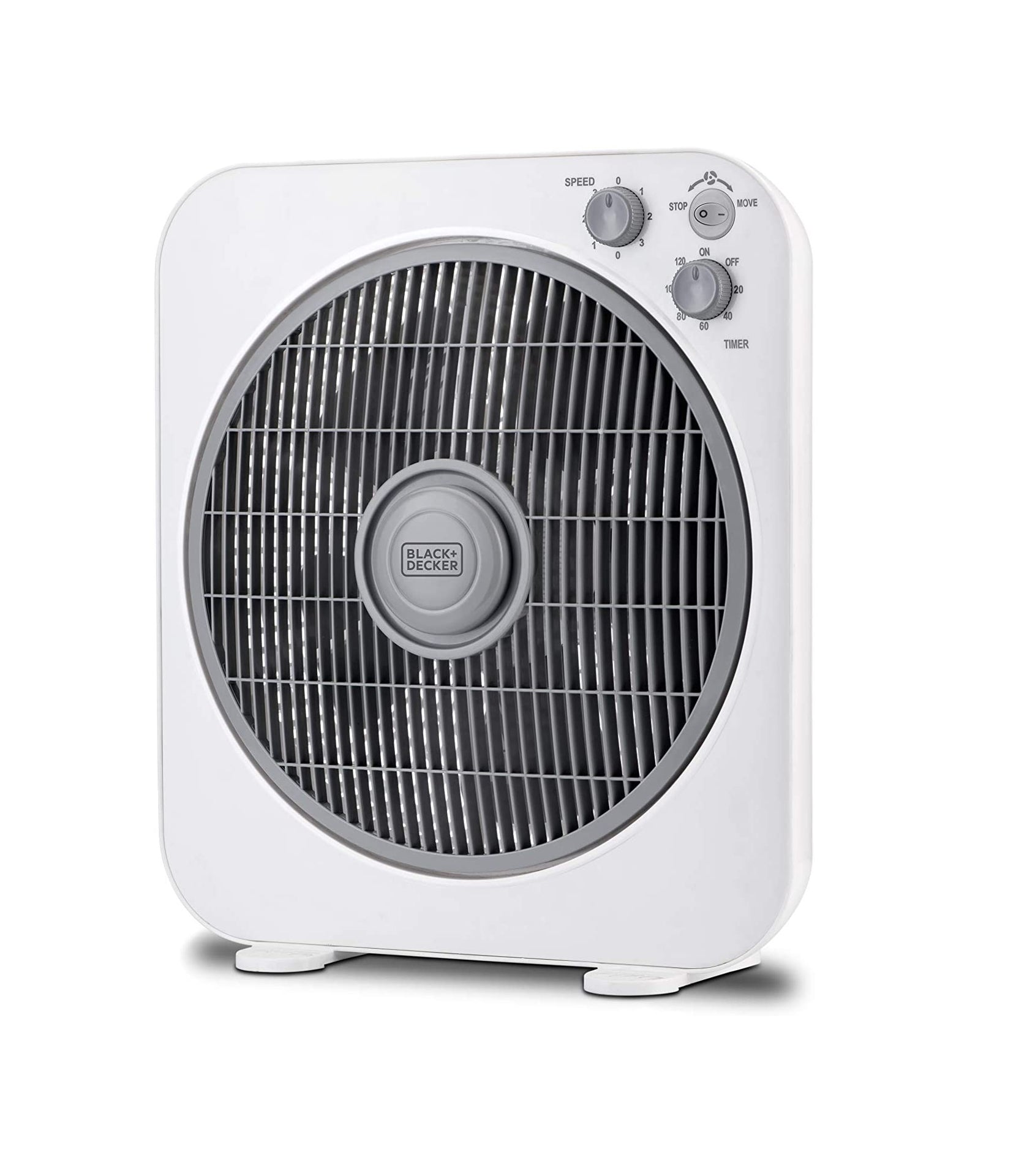 Black & Decker 12 Box Fan White | In Bahrain | Halabh.com