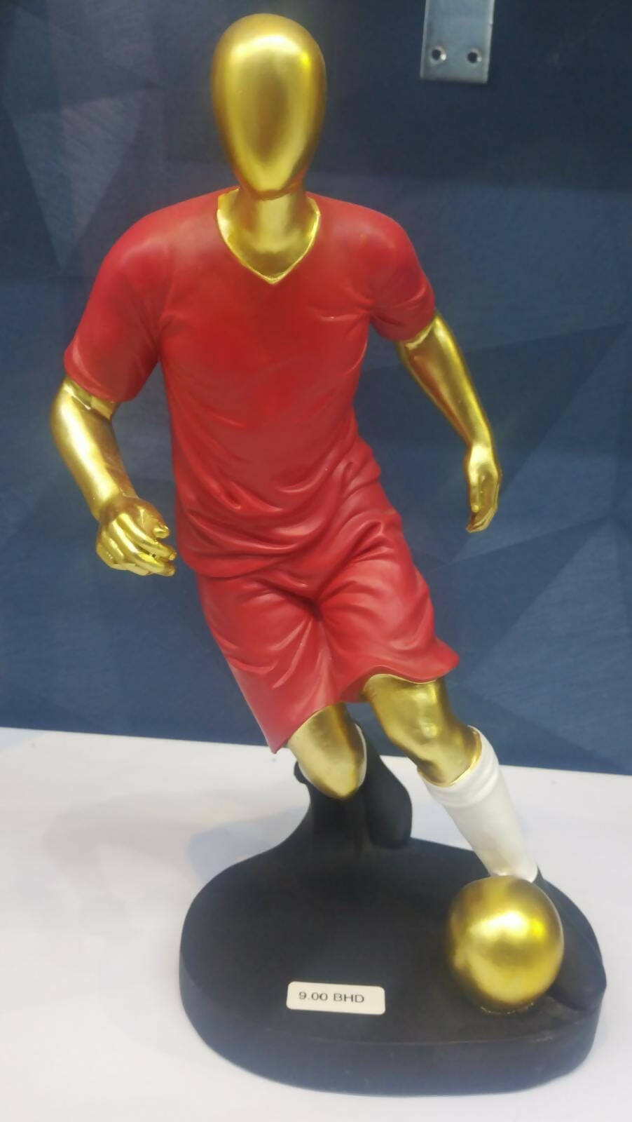 Golden Staute of Foot Ball