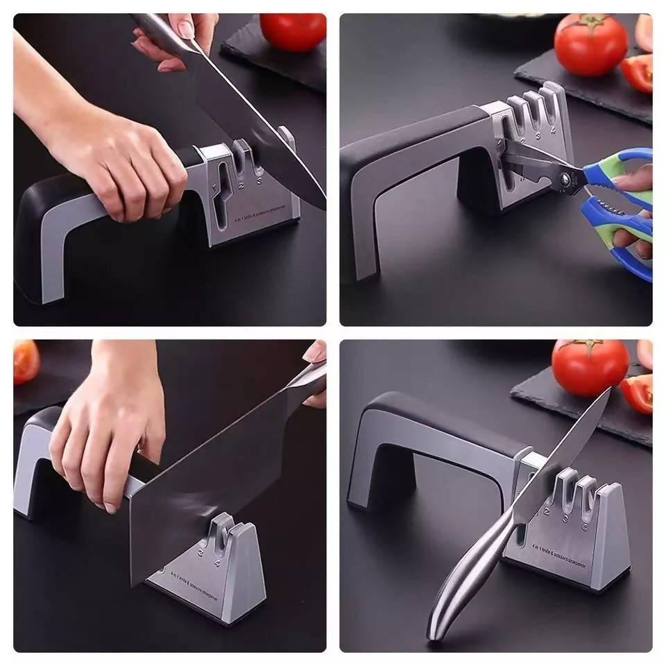 Top 4 in 1 Kitchen Knife and Scissor Sharpener