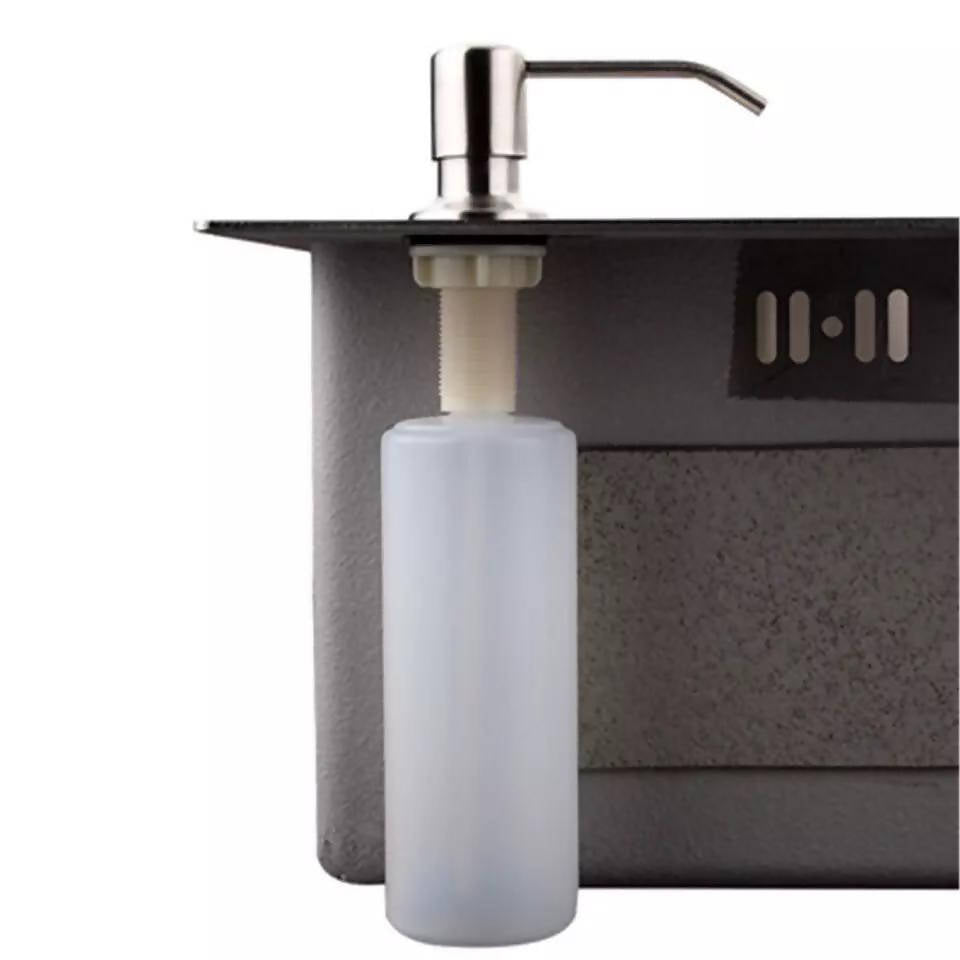 Kitchen Sink Detergent Dispenser Pumps Lotion Dispenser Head Liquid Soap Dispenser for Washing Dish Bathroom Accessories Black