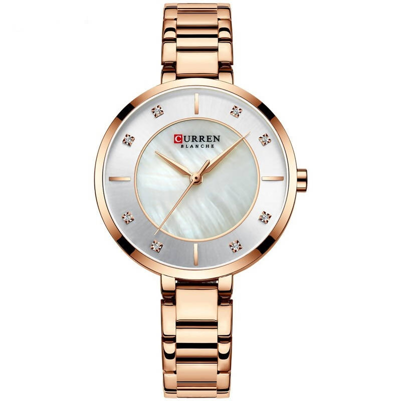 Curren Stainless Steel Women’s Watch Rose Gold