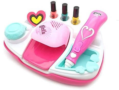 Joysae Nail Art Studio Emoji Pedicure And Manicure Kit Girls 5 to 10 Years Old