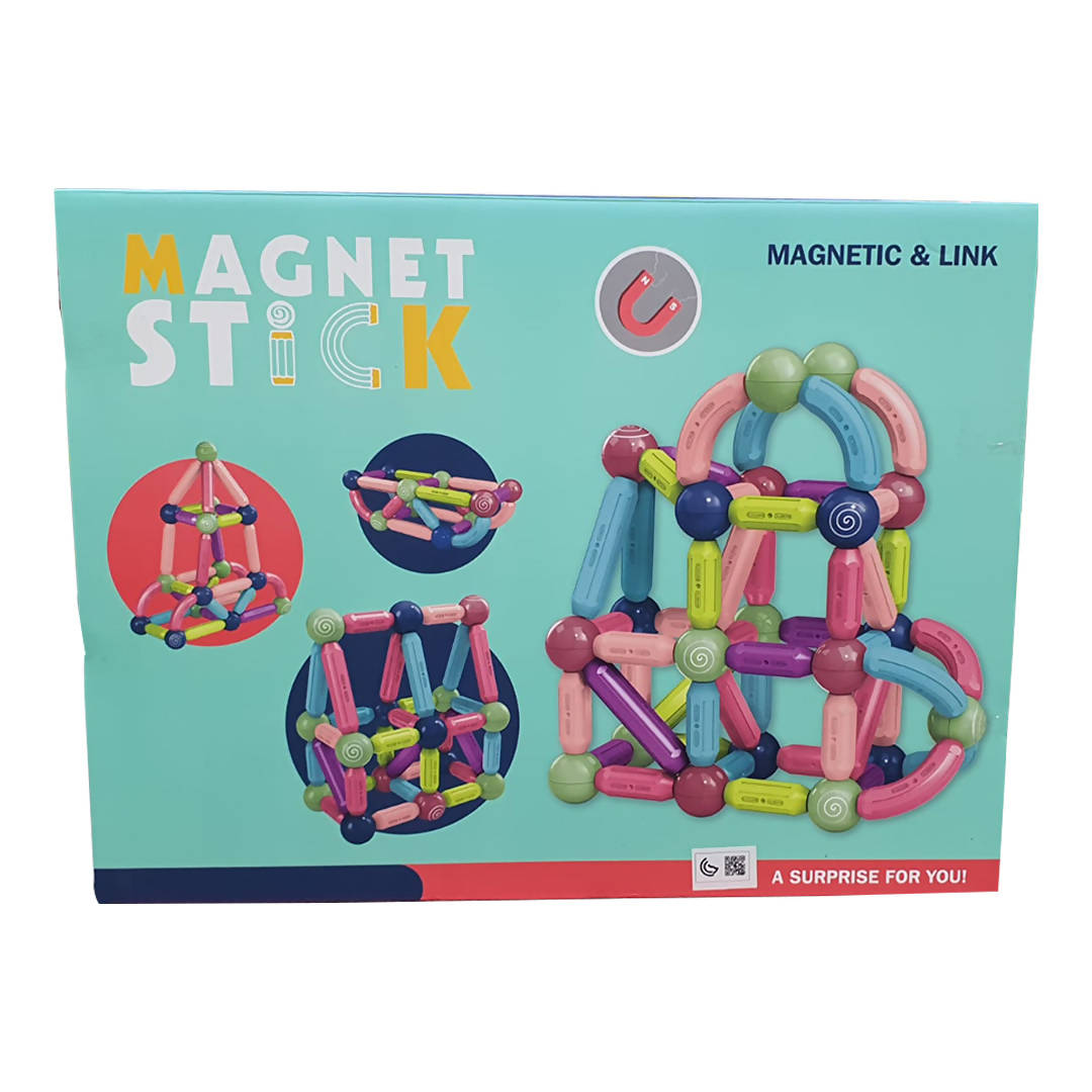 Magnet Stick Rod Building Blocks Montessori Educational Toys For Children Boy Girl 66 Pcs