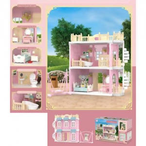 Koala Diary Bedroom Bathroom Play Set Doll House Kit