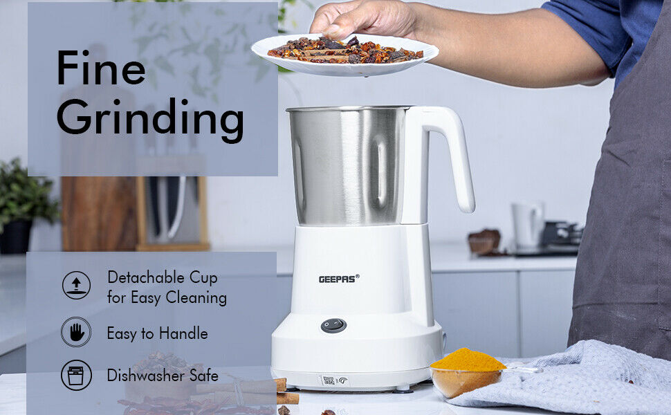 Shop Geepas Electric Grinder Coffee| Electric Machine | Halabh