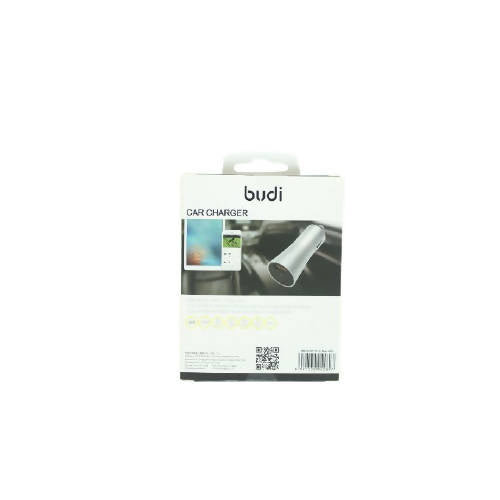 Budi M8J618T Type-C PD+QC3.0 USB Car Charge-SILVER