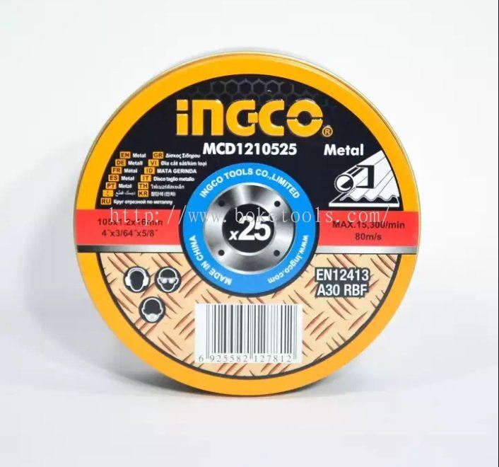 Ingco Abrasive Metal Cutting Disc MCD1210525