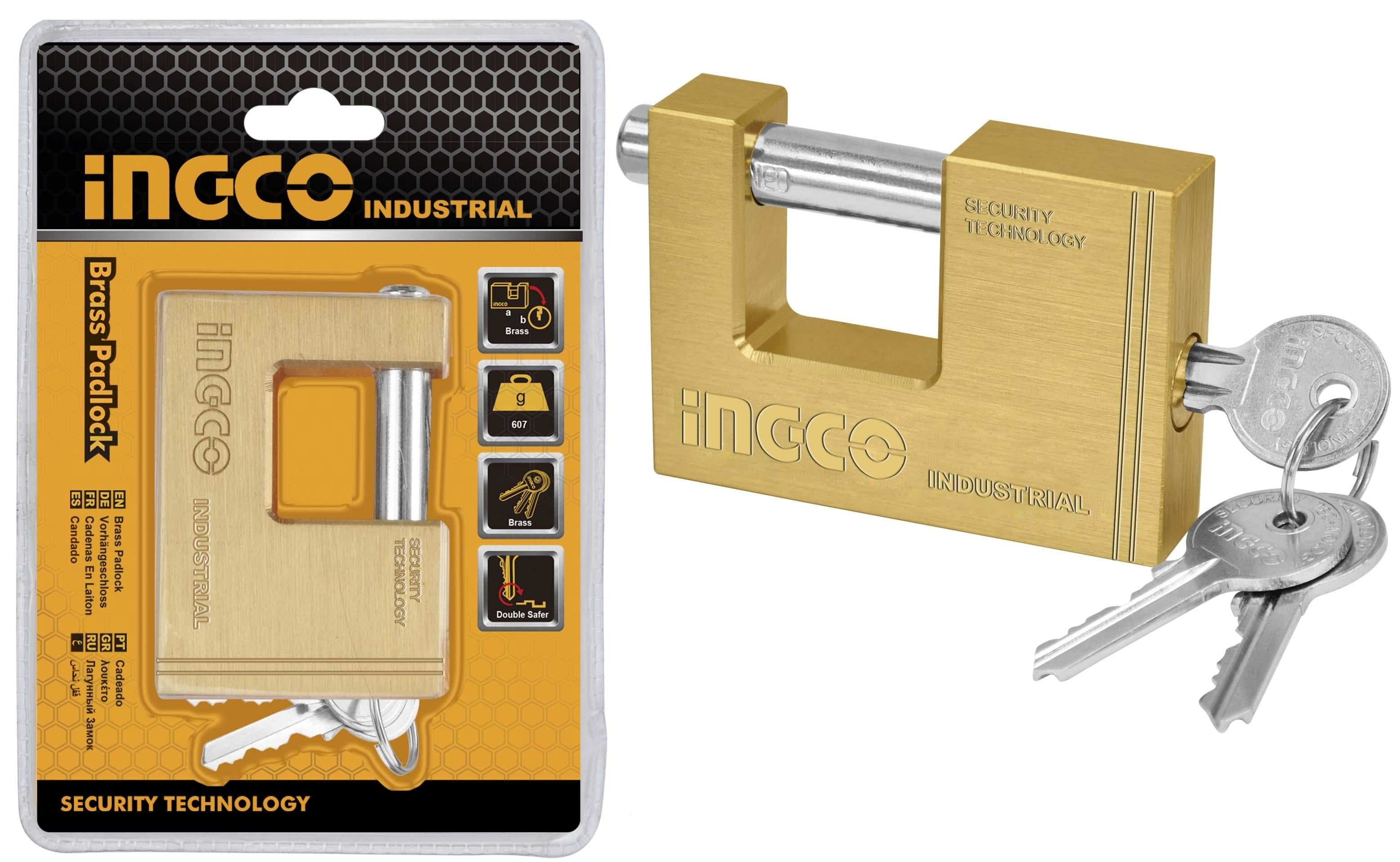 Ingco Heavy Duty Brass Padlock