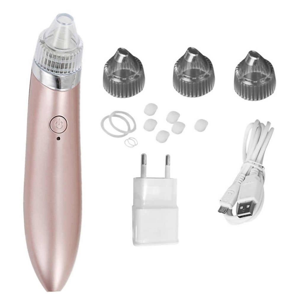 MSQ Blackhead Vacuum Suction Pore Cleaner Rechargeable Professional Portable Ultrasonic Vibration Electric Blackheads Suction Remover Clean Skin Care Pore Beauty Instrument