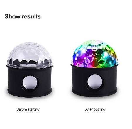 Bluetooth Music Light Rechargeable Smart Colorful Crystal Magic Ball Light | in Bahrain | Halabh