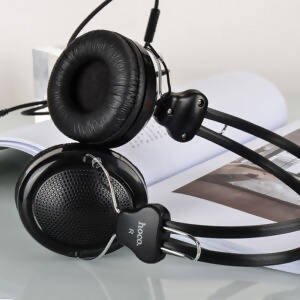 Wired headphones “W5 Manno” with mic adjustable head beam