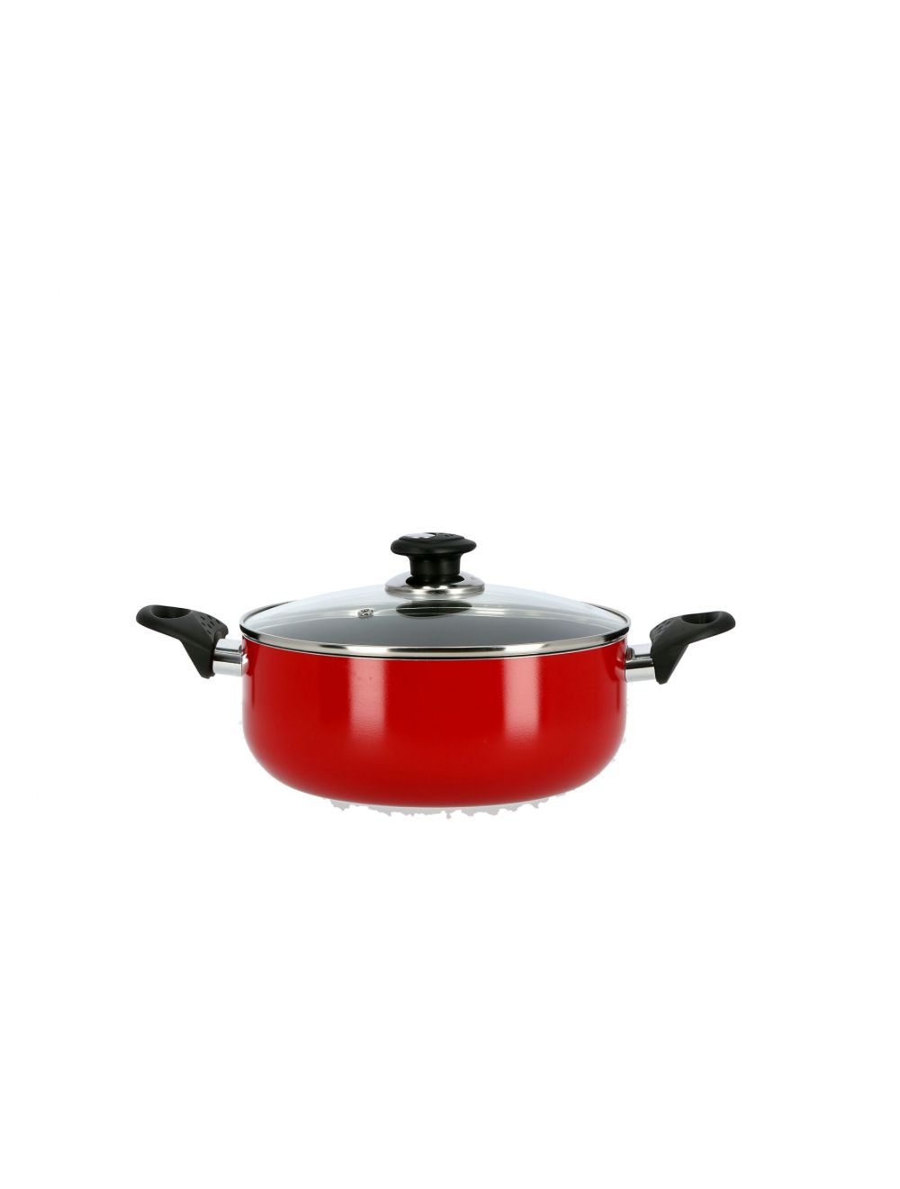 Royalford RF6440 Non-Stick Ceramic Casserole with Glass Lid 24 cm